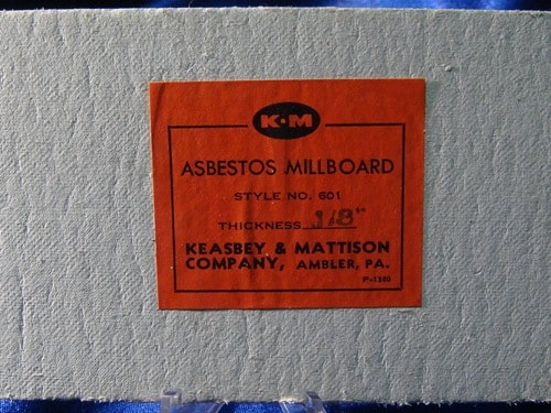 Asbestos Millboard