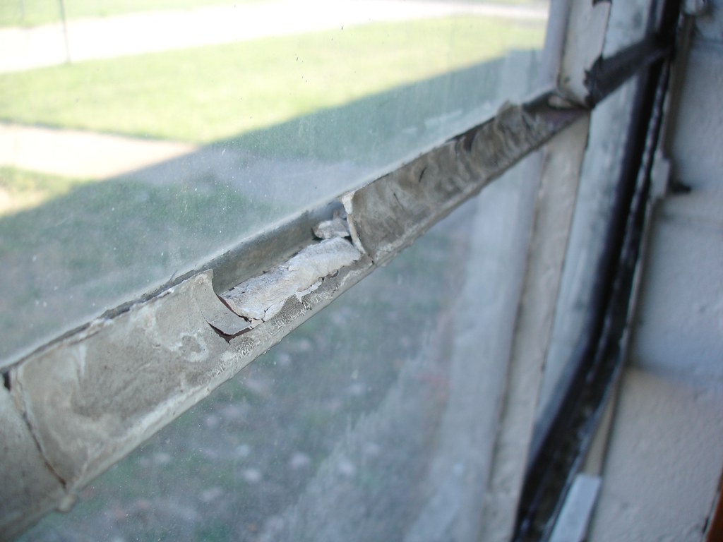Asbestos Window Glazing